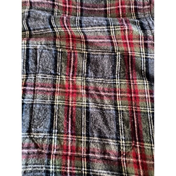 LL Bean Flannel Shirt Mens Medium Plaid Long Sleeve Colorful 228061 Traditional - Picture 6 of 10